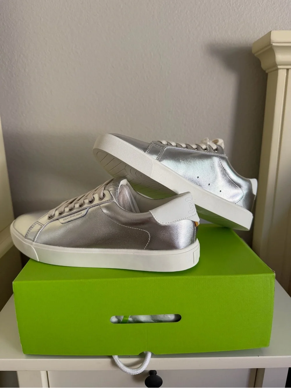 Sam Edelman shiny metallic